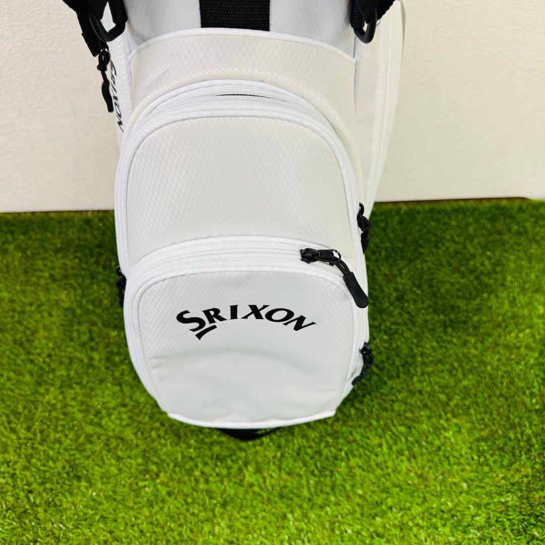 【新品】SRIXON スタンド ダブルショルダー キャディバッグ 青