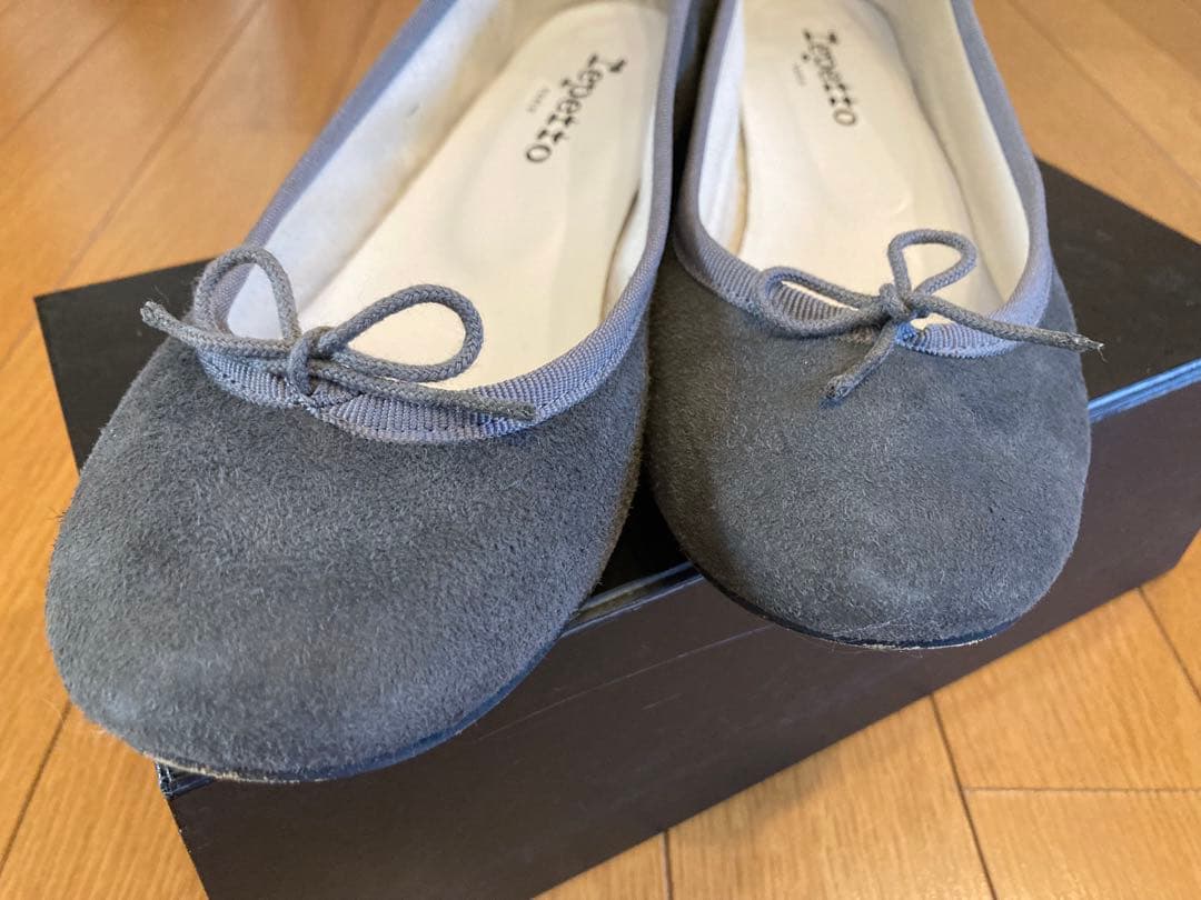 Retetto/レペット バレエシューズ　スエード　グレー