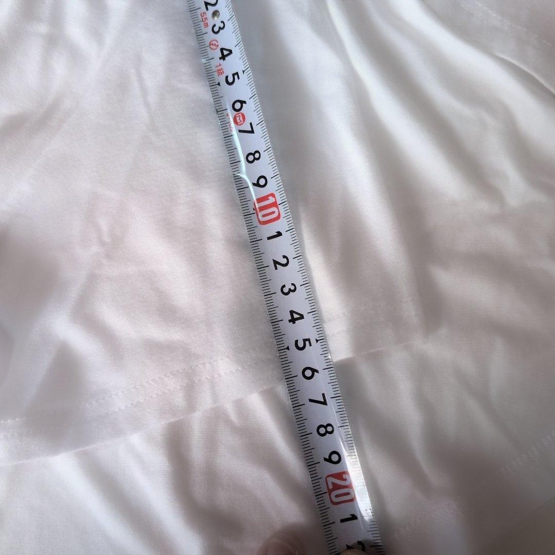 【マハロ】ホワイト ワイドフリルデザイン 半袖トップス