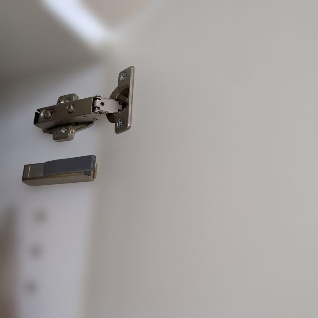 とねのをん様3/20まで　綾野製作所　食器棚 W120 引き出し式 ホワイト　白