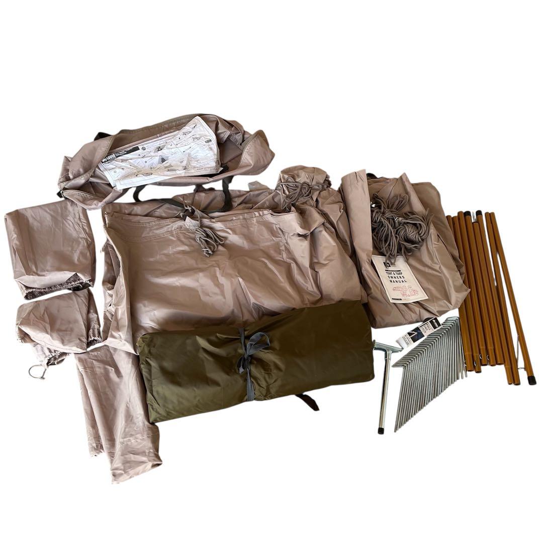 美品✨LOGOS Tradcanvas Tepee&タープ350-BJ おまけ付