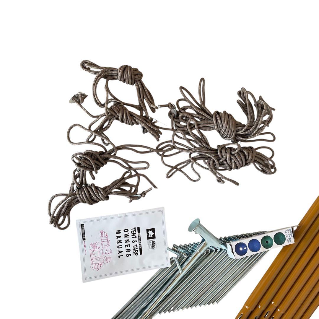 美品✨LOGOS Tradcanvas Tepee&タープ350-BJ おまけ付