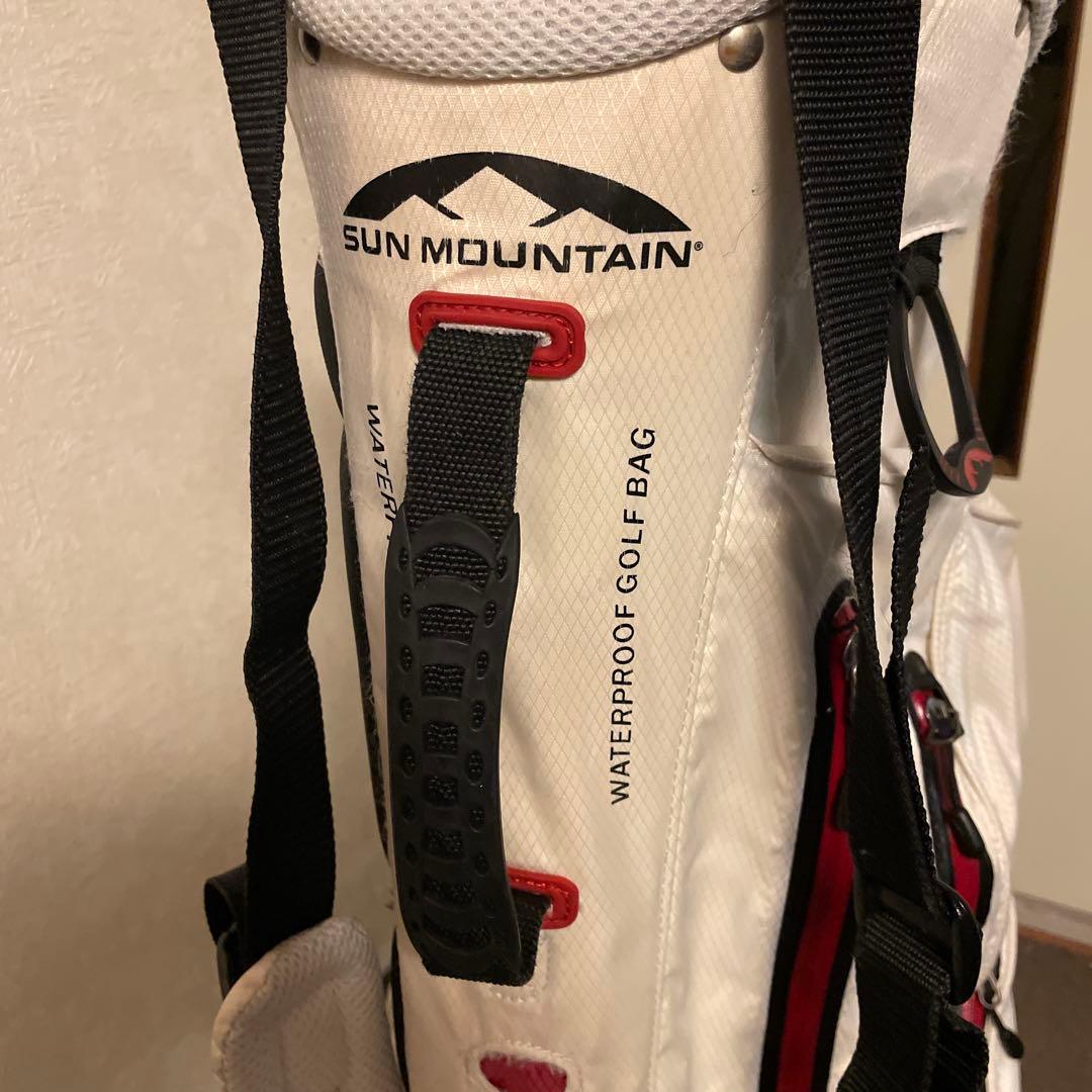 サンマウンテン　キャディバック　軽量　白