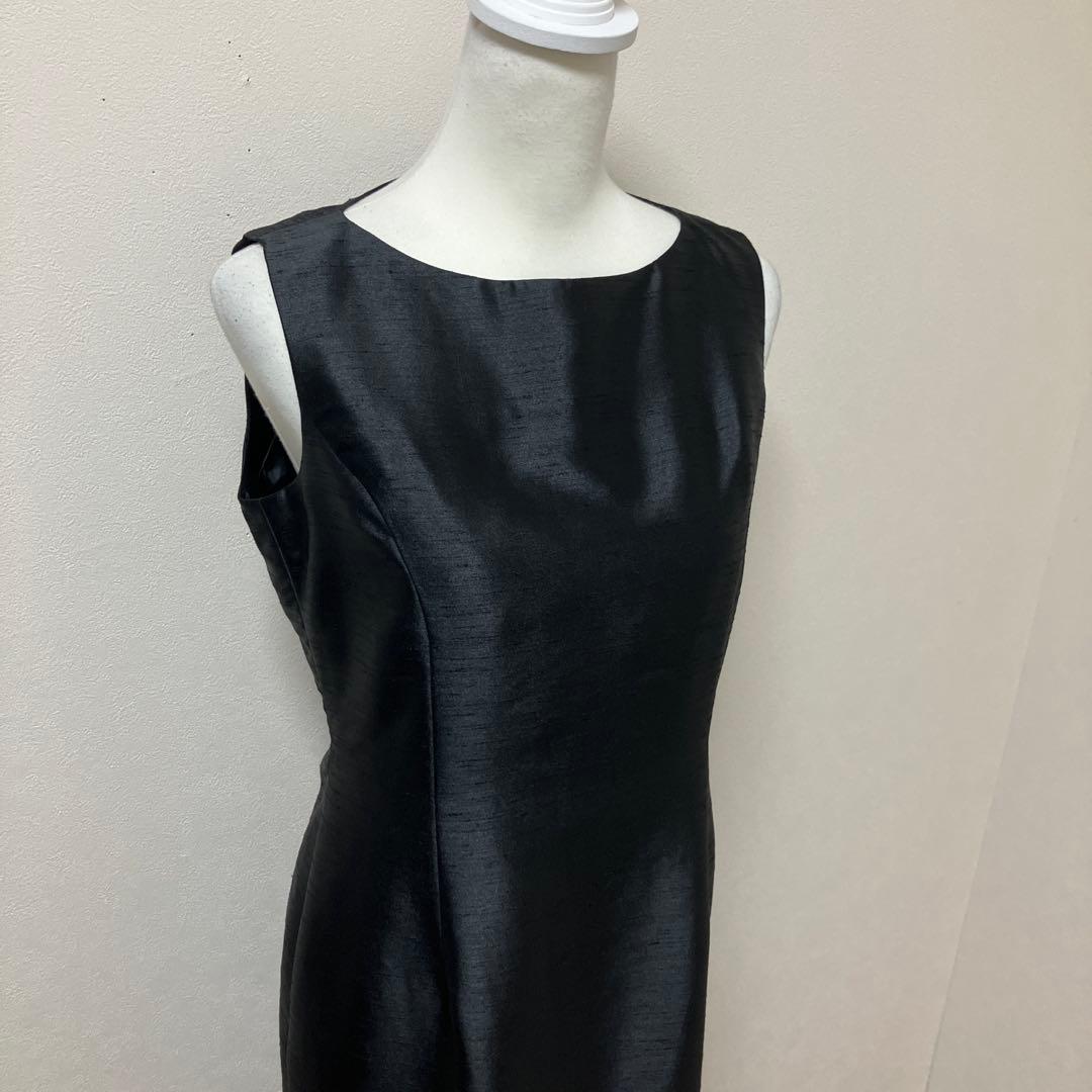 東京ソワール　SOIR DOLCE ロングワンピース　ブラック　ノースリーブ　春