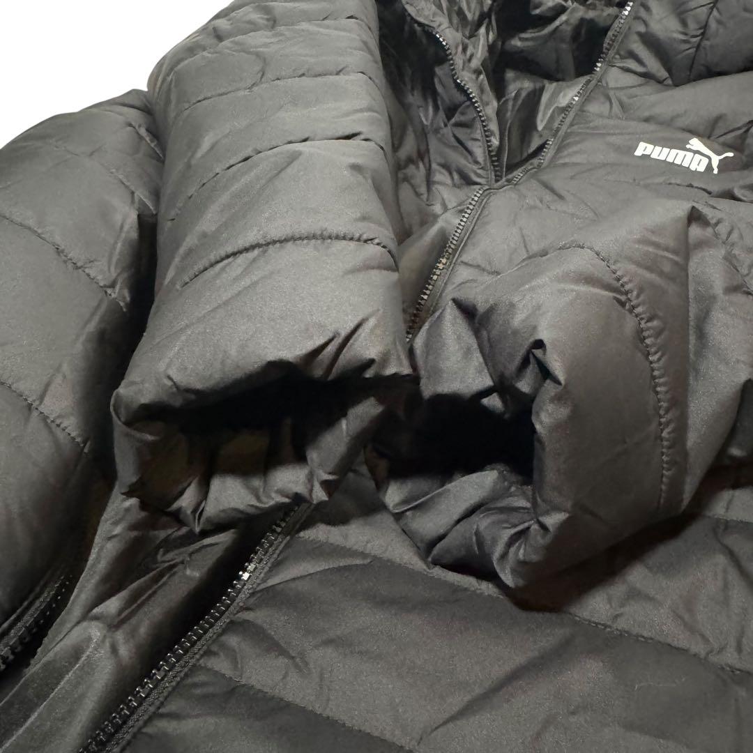【美品】プーマ PUMA ESS パデッド コート XL 撥水 ベンチコート