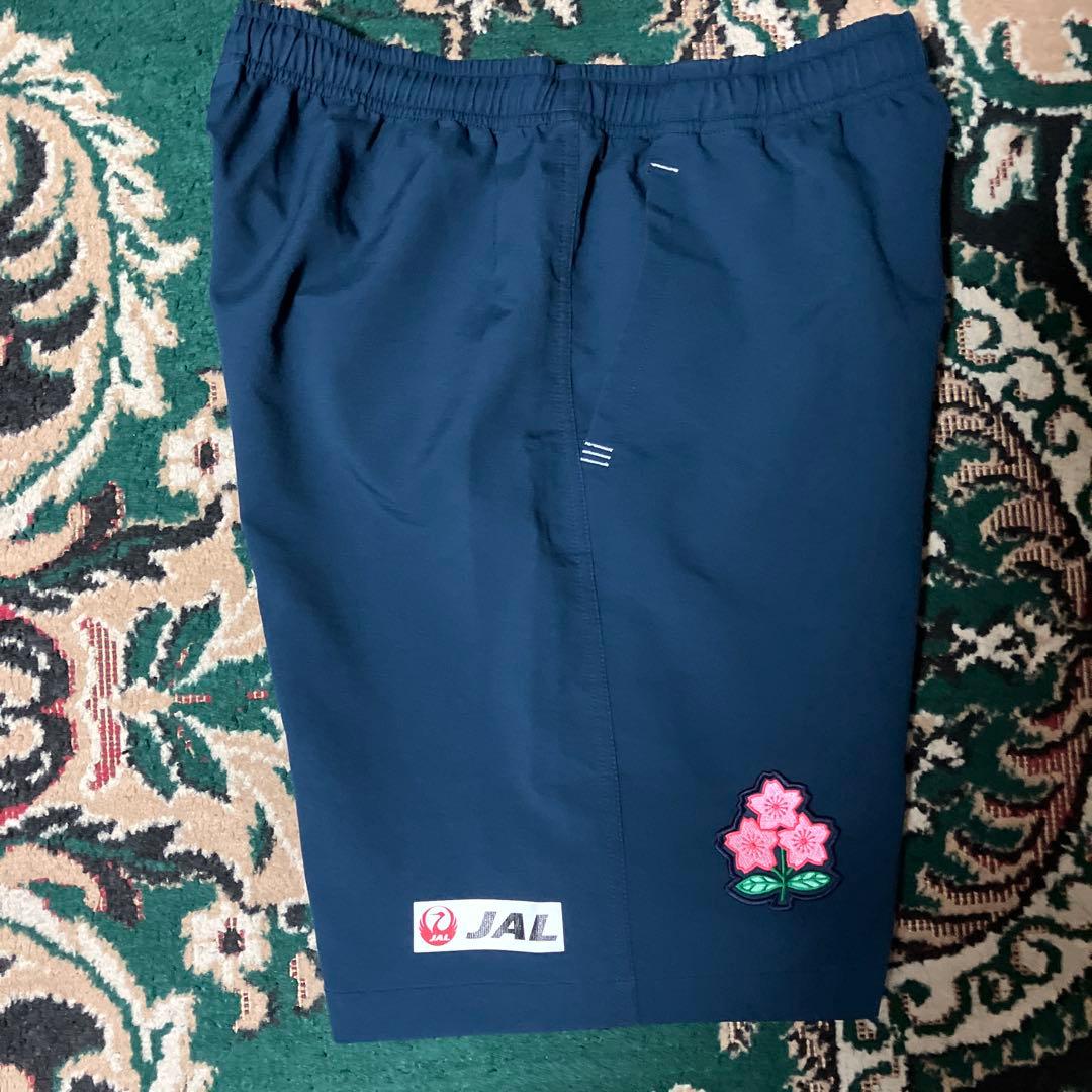 美品　カンタベリー　ハーフパンツ　日本代表モデル　XL ネイビー　さくら