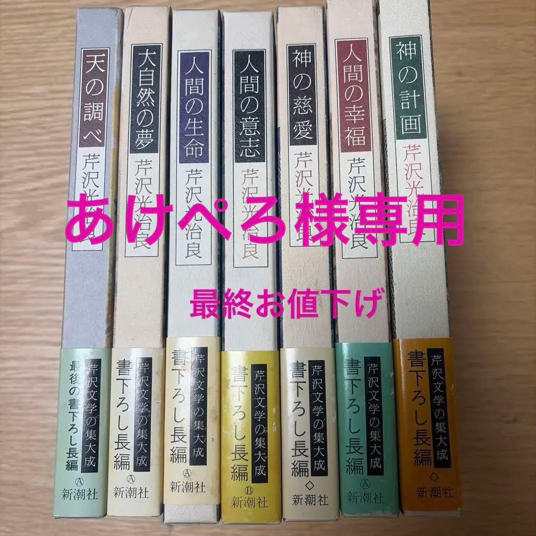 芹沢光治良 書下ろし長編 7冊セット