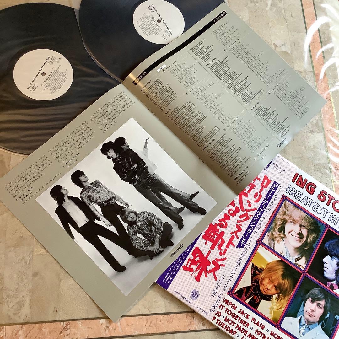 激レア!非売品! レコード新品! ローリングストーンズ 2枚組 ベスト30曲