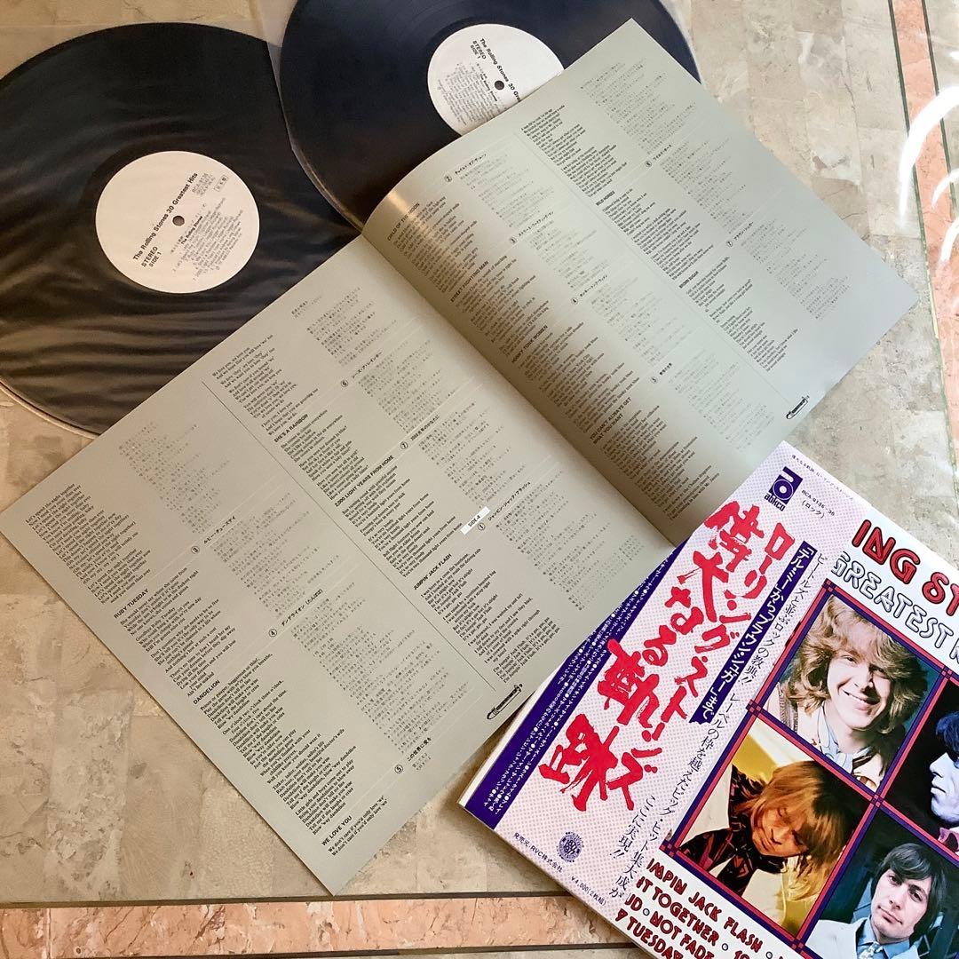 激レア!非売品! レコード新品! ローリングストーンズ 2枚組 ベスト30曲