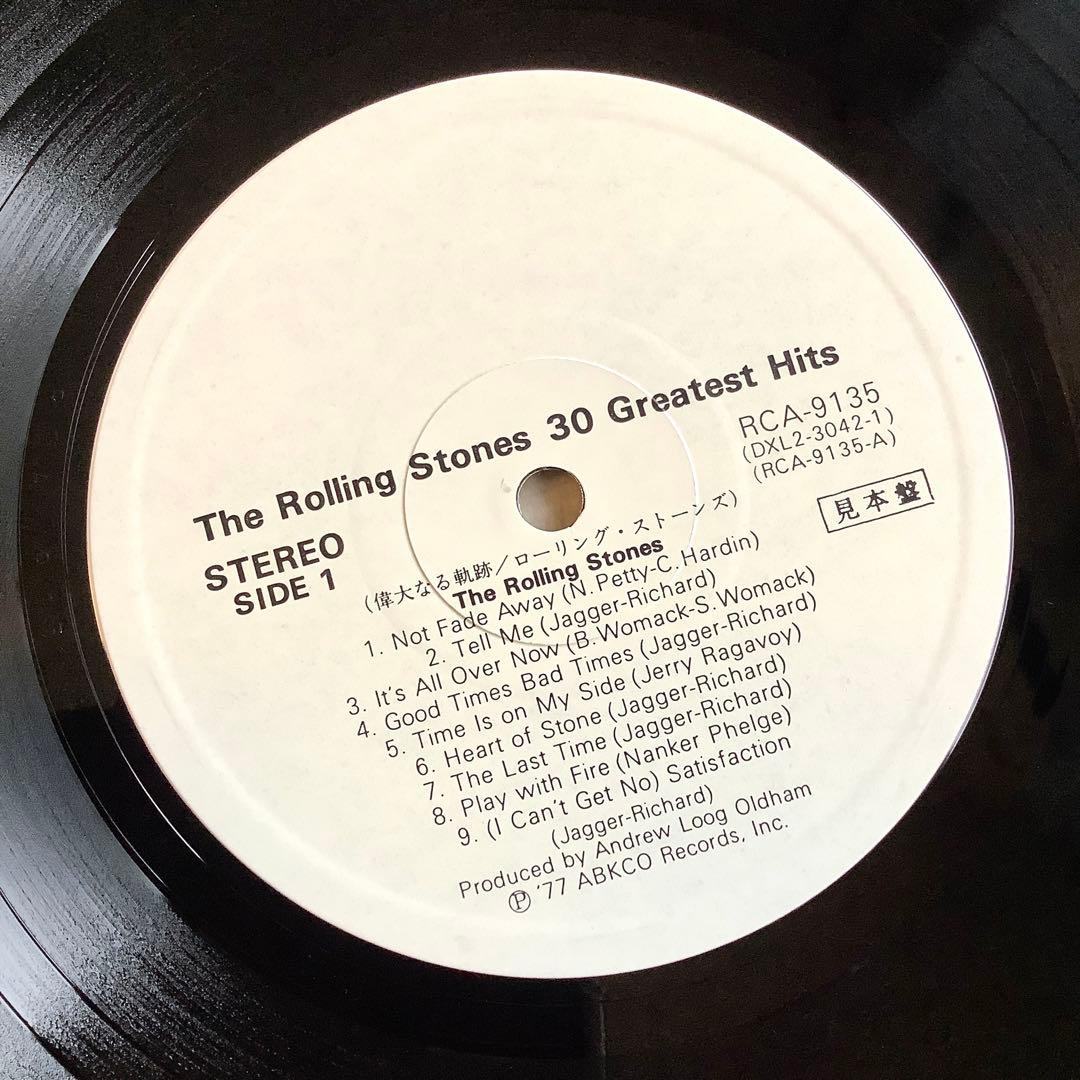 激レア!非売品! レコード新品! ローリングストーンズ 2枚組 ベスト30曲