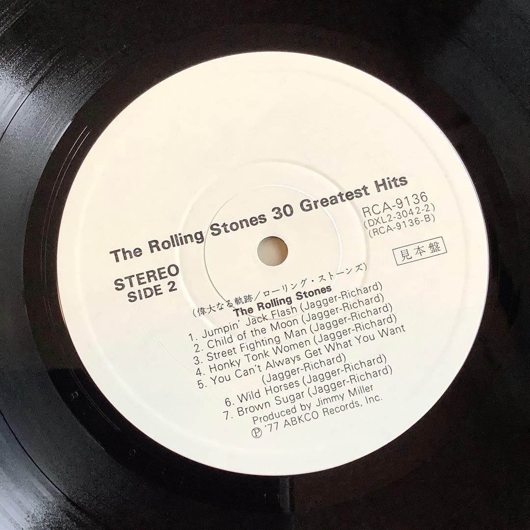 激レア!非売品! レコード新品! ローリングストーンズ 2枚組 ベスト30曲