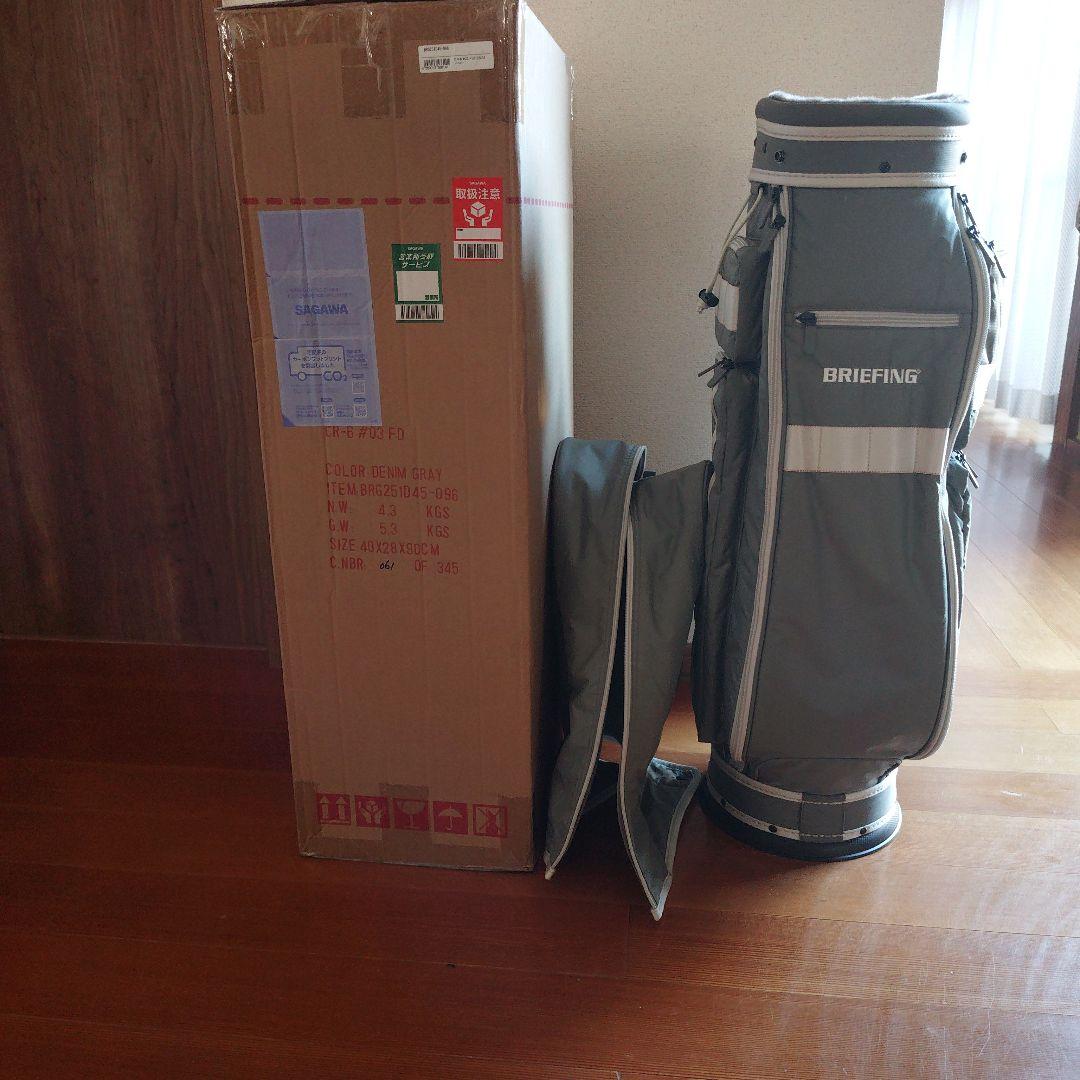 BRIEFING キャディバッグ グレー