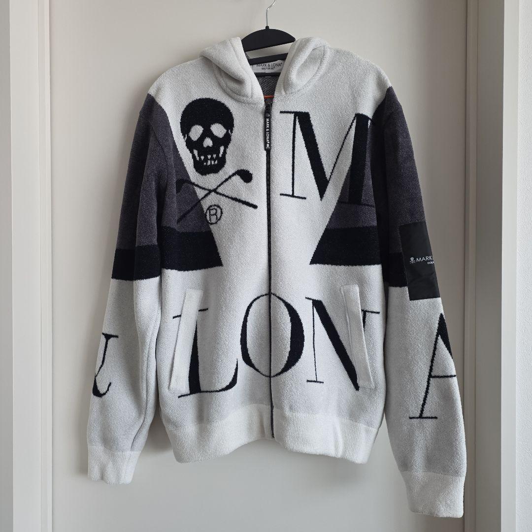MARK&LONA マークアンドロナ 48 フード ニット ジャケット パーカー