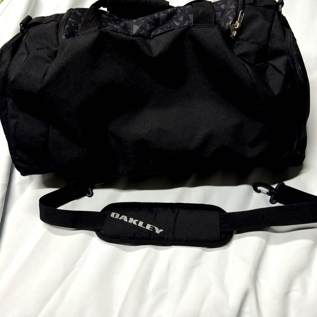 美品❗️オークリーボストンバック Ｌ ゴルフシューズ入れ付き、3ポケット【14】