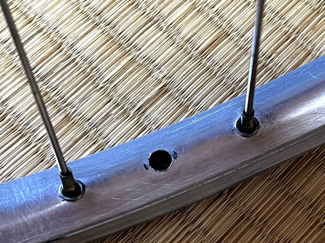 （レア）Ringle ハブ 紫ARAYA 26インチホイール(フロントのみ)