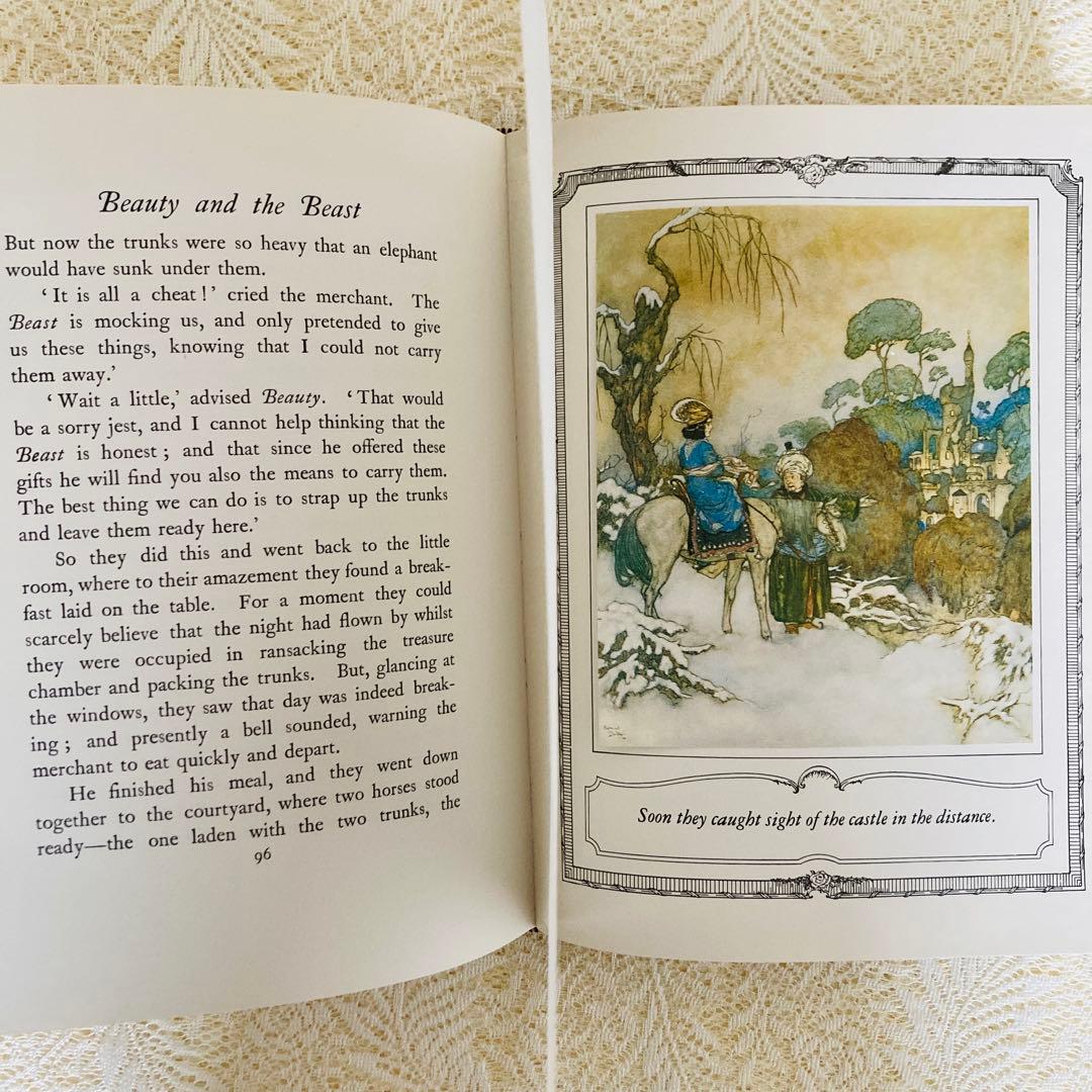 洋書　古書　デュラックの幻想的な挿絵　フランス名作童話集　1981年刊行