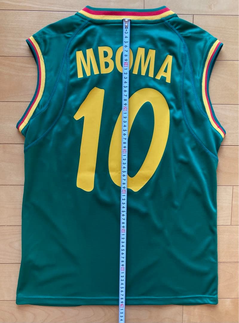 【激レア】カメルーン代表 エムボマ 日韓W杯2002 正規品 ユニフォーム