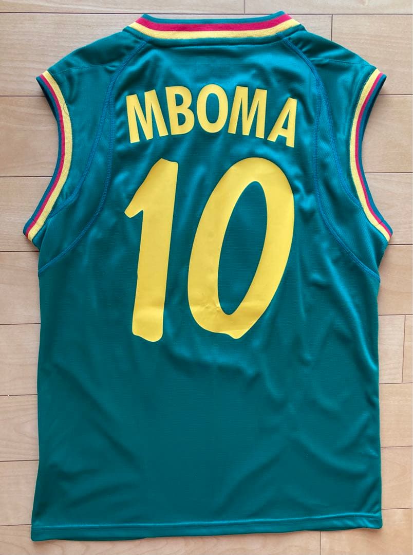 【激レア】カメルーン代表 エムボマ 日韓W杯2002 正規品 ユニフォーム