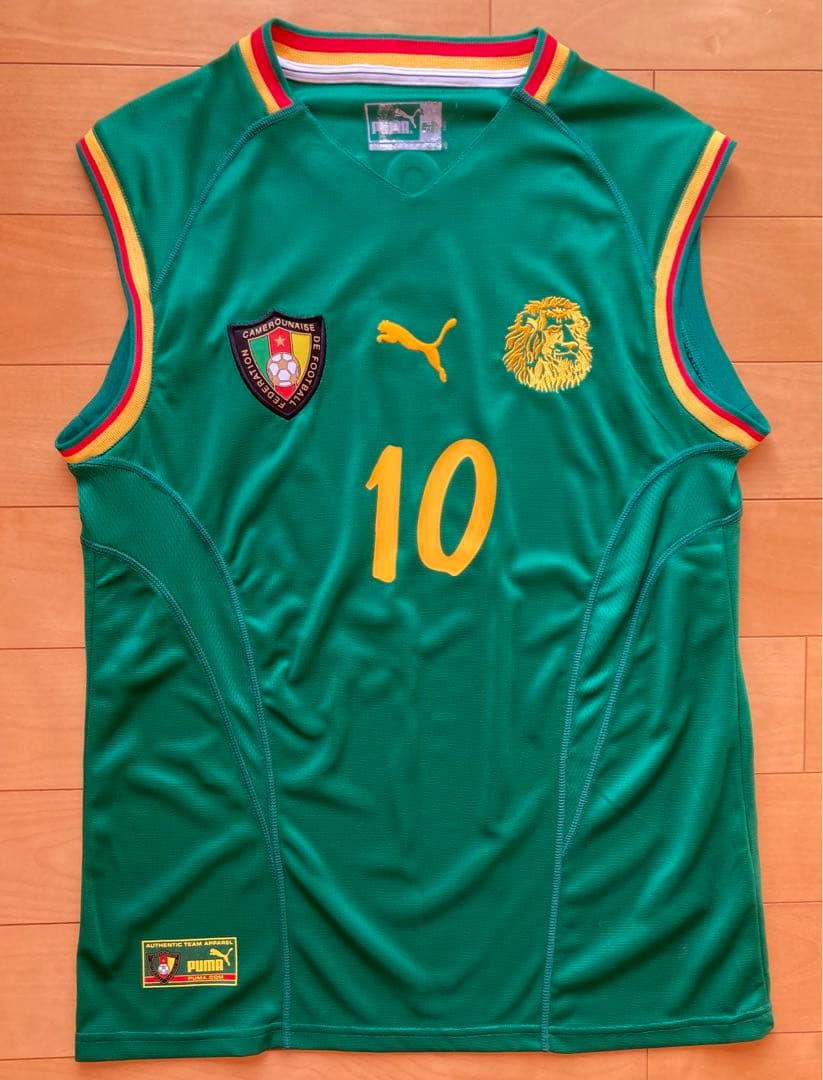 【激レア】カメルーン代表 エムボマ 日韓W杯2002 正規品 ユニフォーム