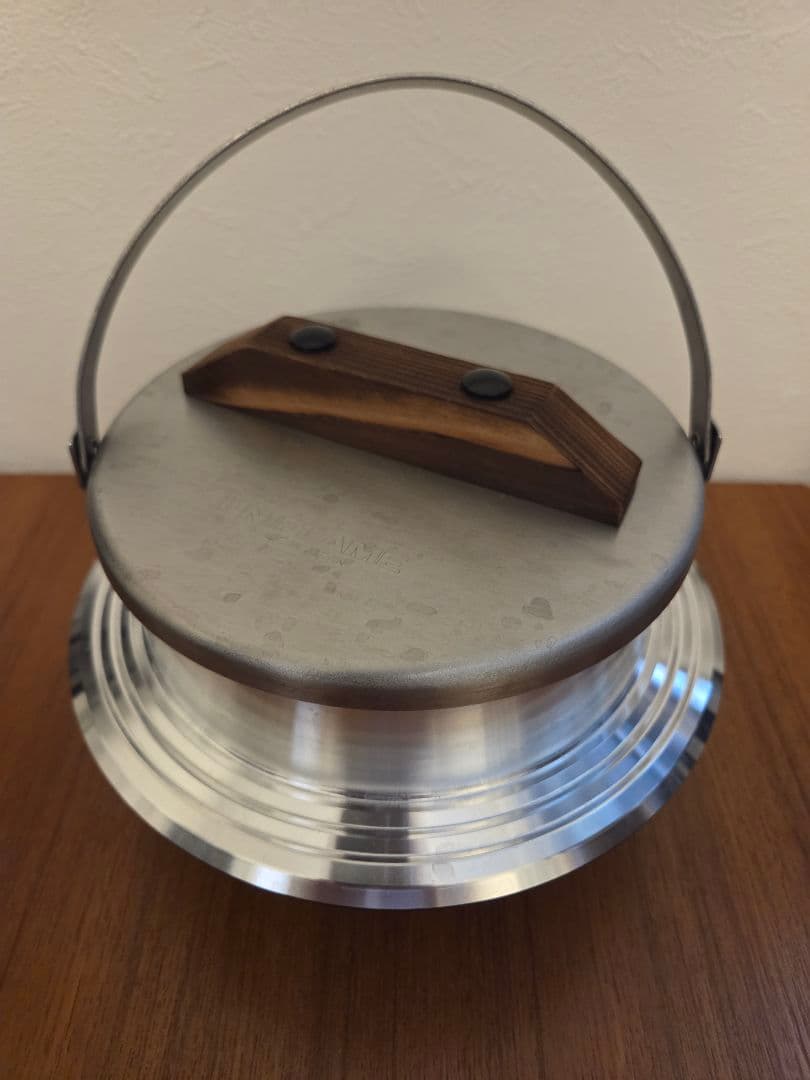 ユニフレーム キャンプ羽釜 3合炊き、羽釜袋、しゃもじセット