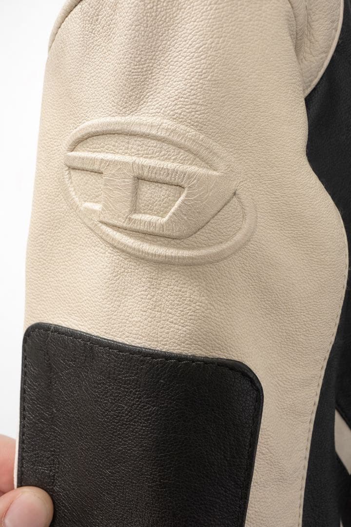 本日中！DIESEL レザーライダースジャケット ブラック