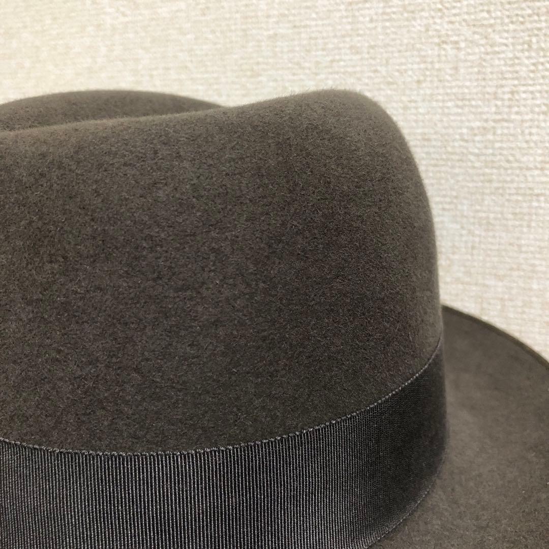 【美品】ラビット100% 日本製 ハット COMSANDGOES