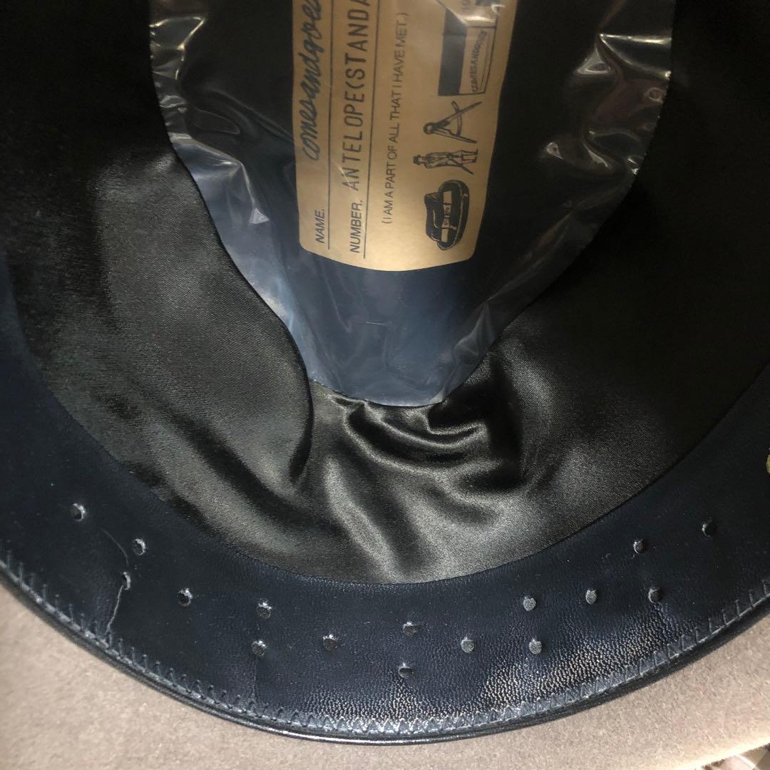 【美品】ラビット100% 日本製 ハット COMSANDGOES