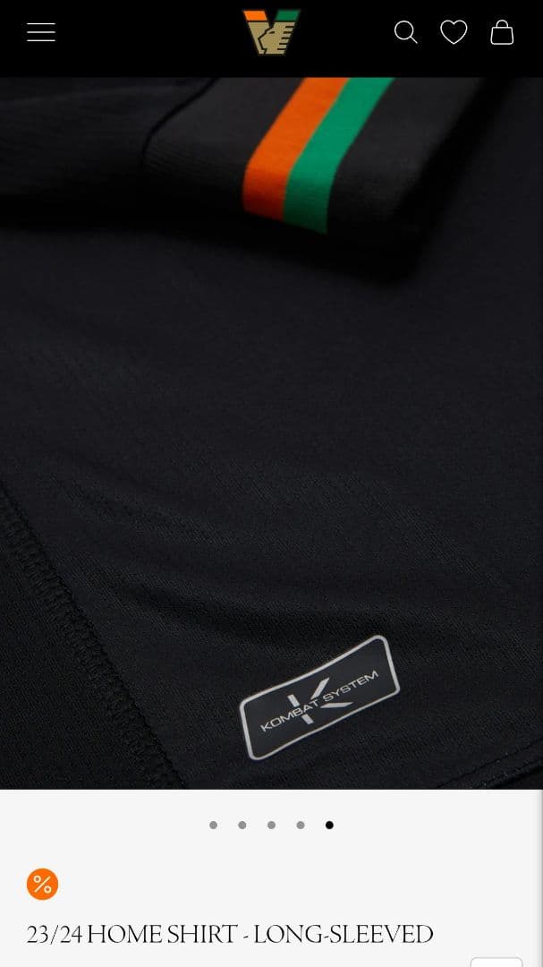 【ヴェネツィアFC】Lサイズ Kappa VeneziaFC 23/24長袖ユニ