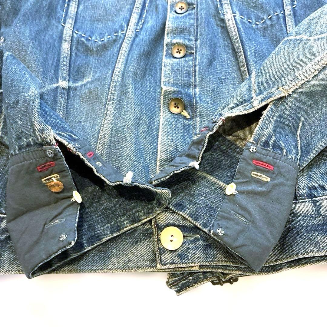 希少❗️ポールスミス　Red Ear デニムジャケット　L スカル　イーグル