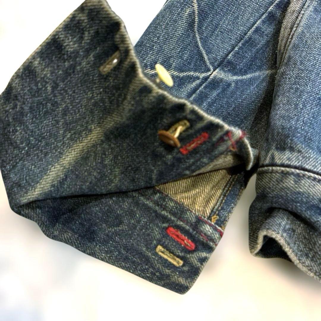 希少❗️ポールスミス　Red Ear デニムジャケット　L スカル　イーグル