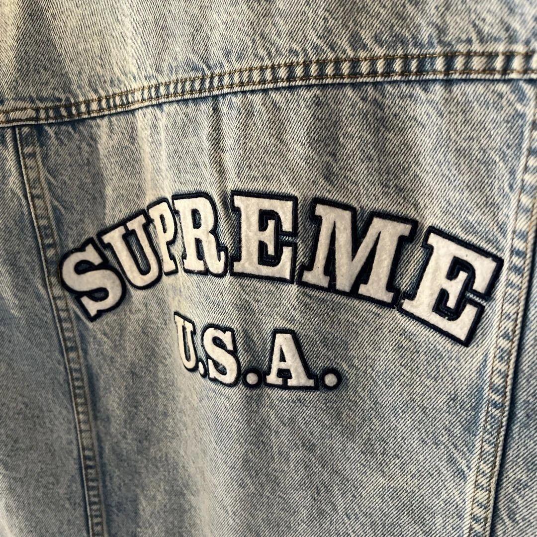 Supreme デニムジャケット Sサイズ　シュプリーム トラッカージ