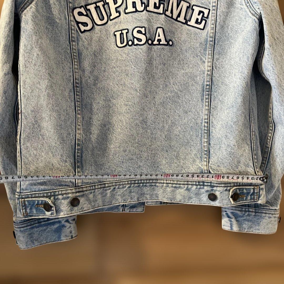 Supreme デニムジャケット Sサイズ　シュプリーム トラッカージ