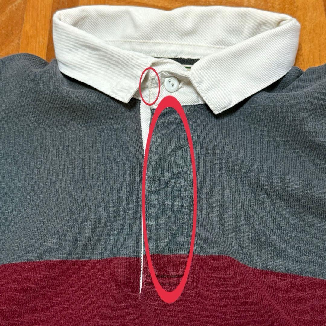 80s USA製 L.L.Bean エルエルビーン 長袖 ラガーシャツ S29