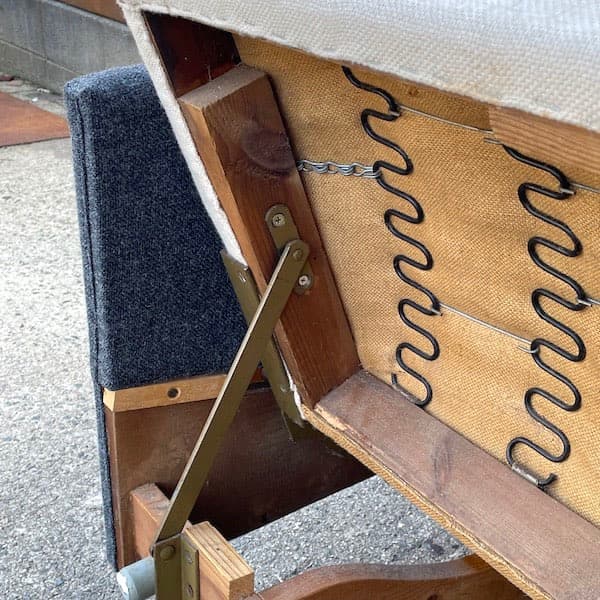 北欧インポート家具　ソファベッド　デイベッドソファ　ツートンカラー