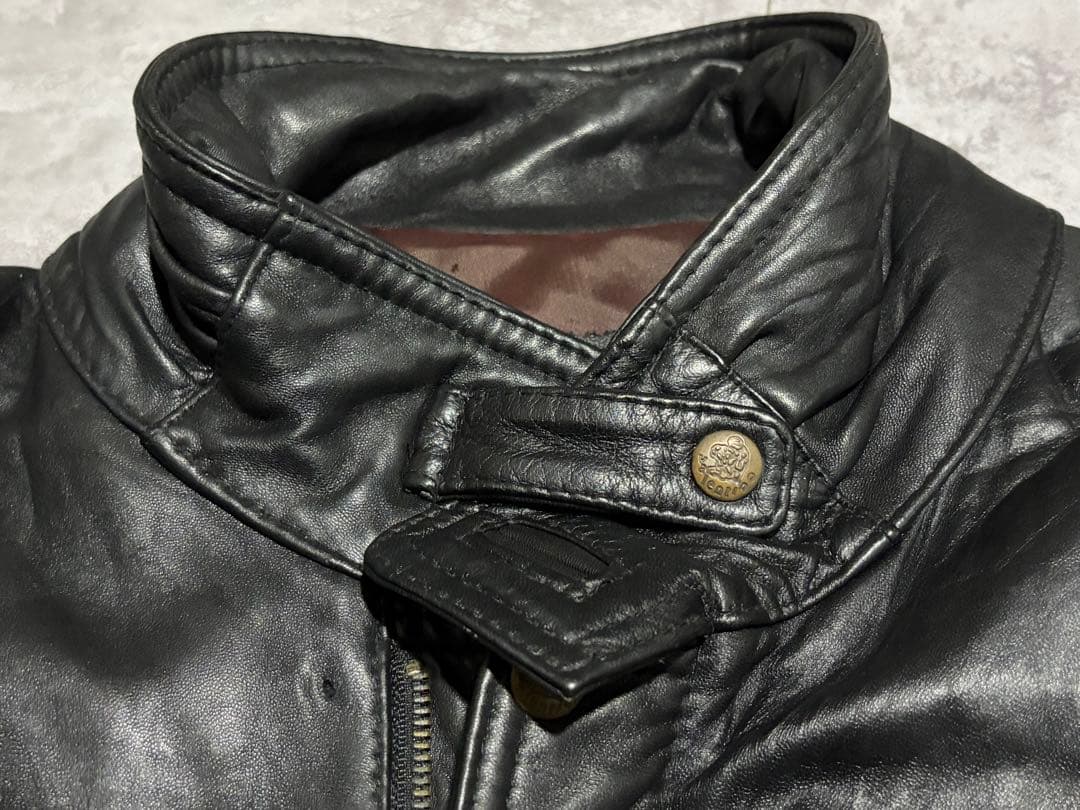 valentino レザージャケット ブラック