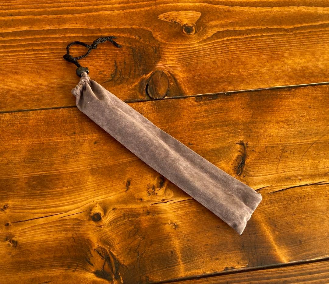 小物釣り竿　タナゴ竿　150cm ウッドグリップ　振り出し竿　ブラウン