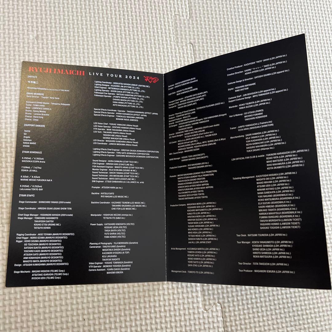 今市隆二　RYUJI IMAICHI RED DVD【初回生産限定盤】