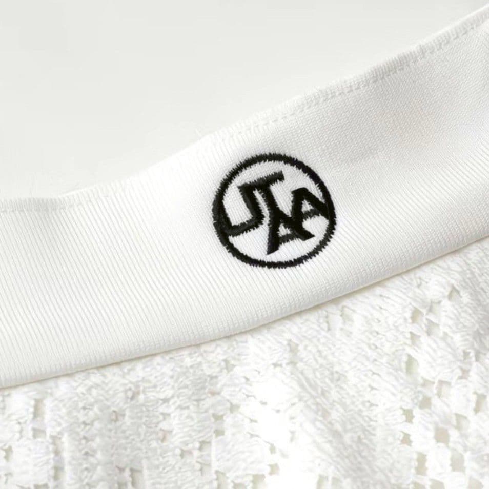 新品　UTAA　ユタ　ゴルフ　レーストップス＆スカートセット　ホワイト　M