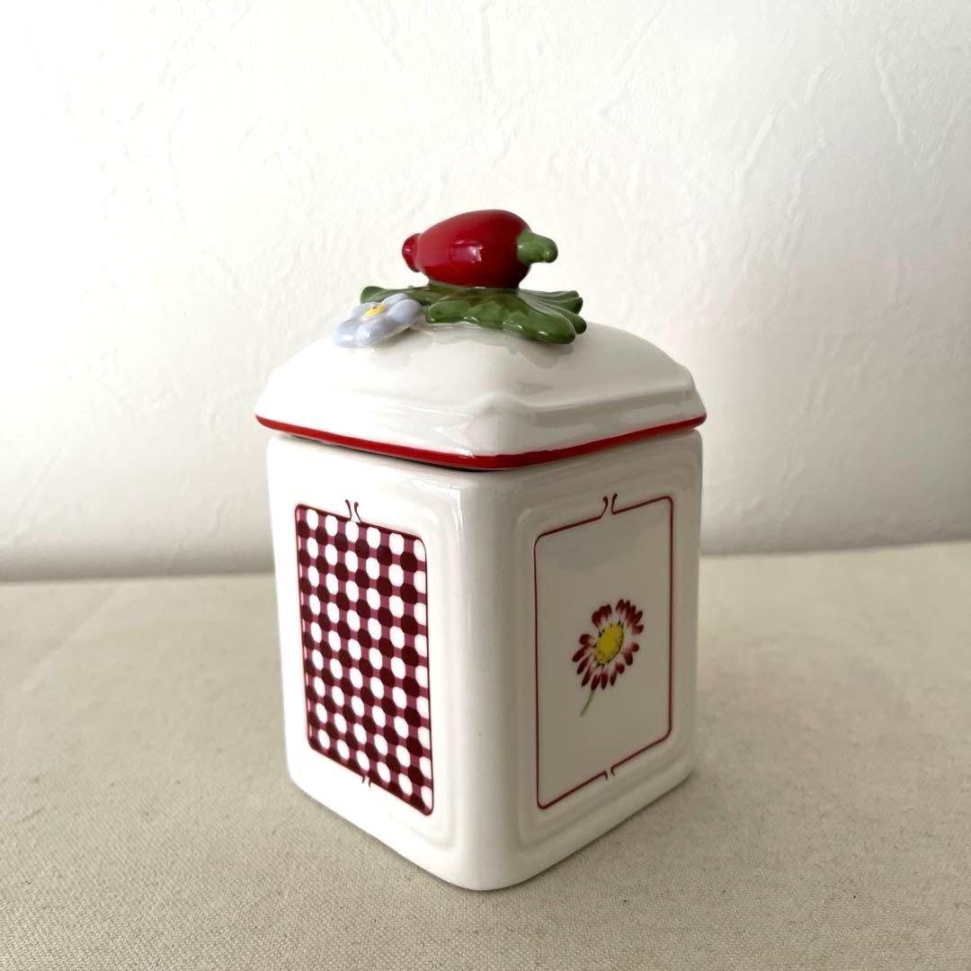 M908 ◯ビレロイ＆ボッホ　キャニスター【未使用】　陶器製