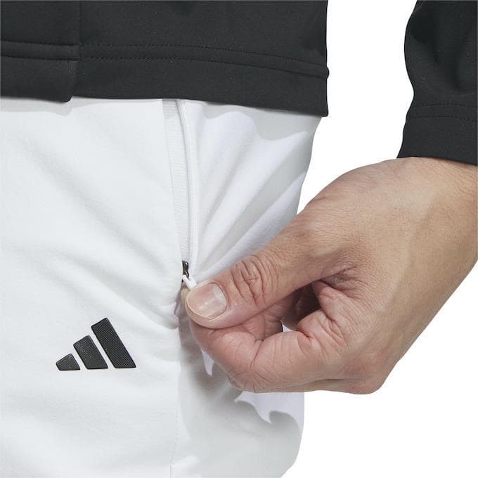 【76】秋冬 定価27,500円 アディダス ゴルフ 中綿 テーパードパンツ 白