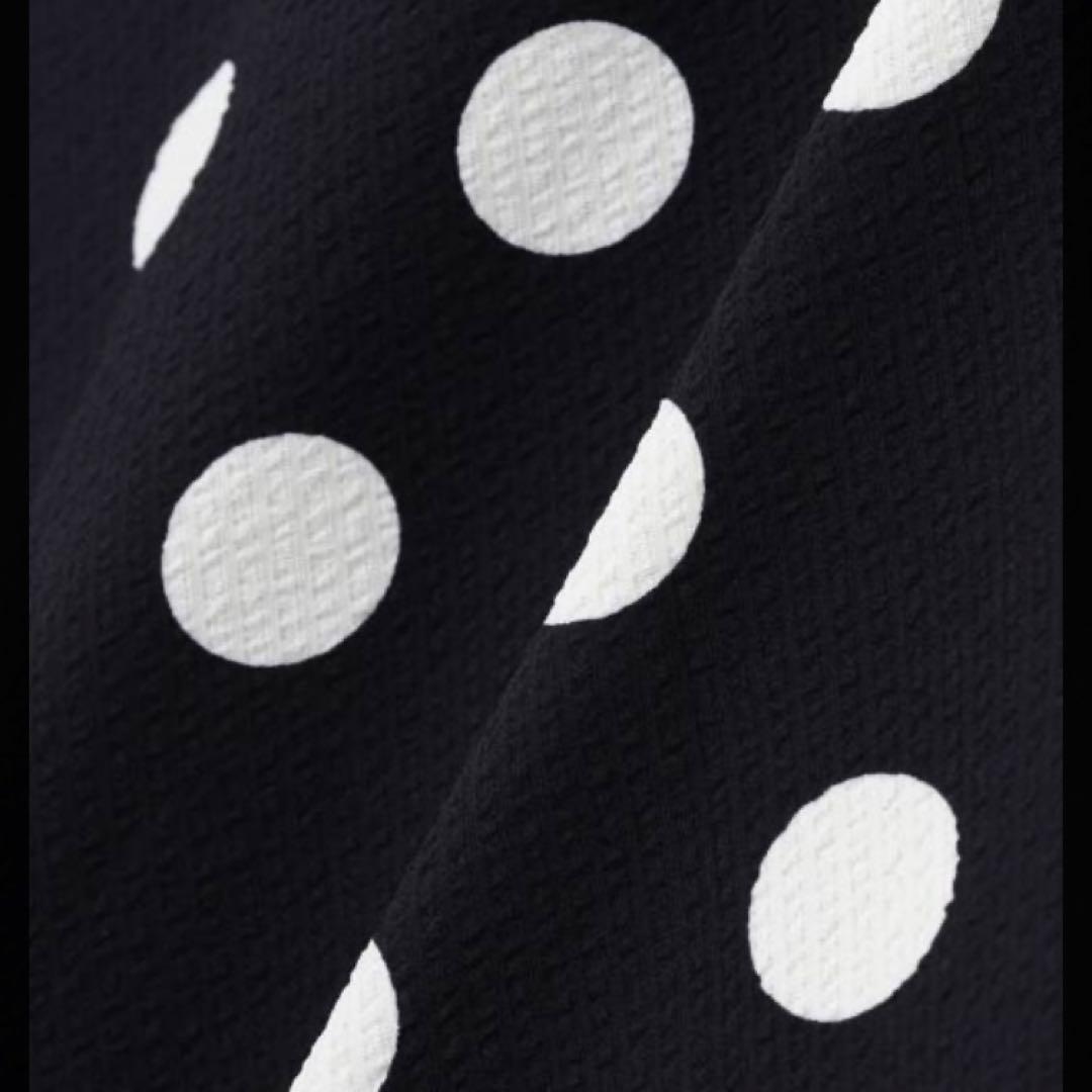 新品 パーリーゲイツ Peストレッチサッカーパンツ ドット柄(6)LL/濃紺