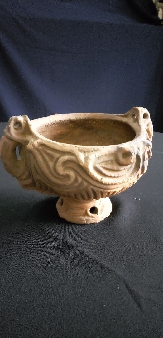 祭事、祝杯土器、装飾的な陶器ボウル