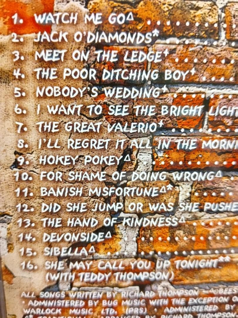 ●リチャード・トンプソン 激レアライブCD7枚 限定99枚盤 プロモ含●