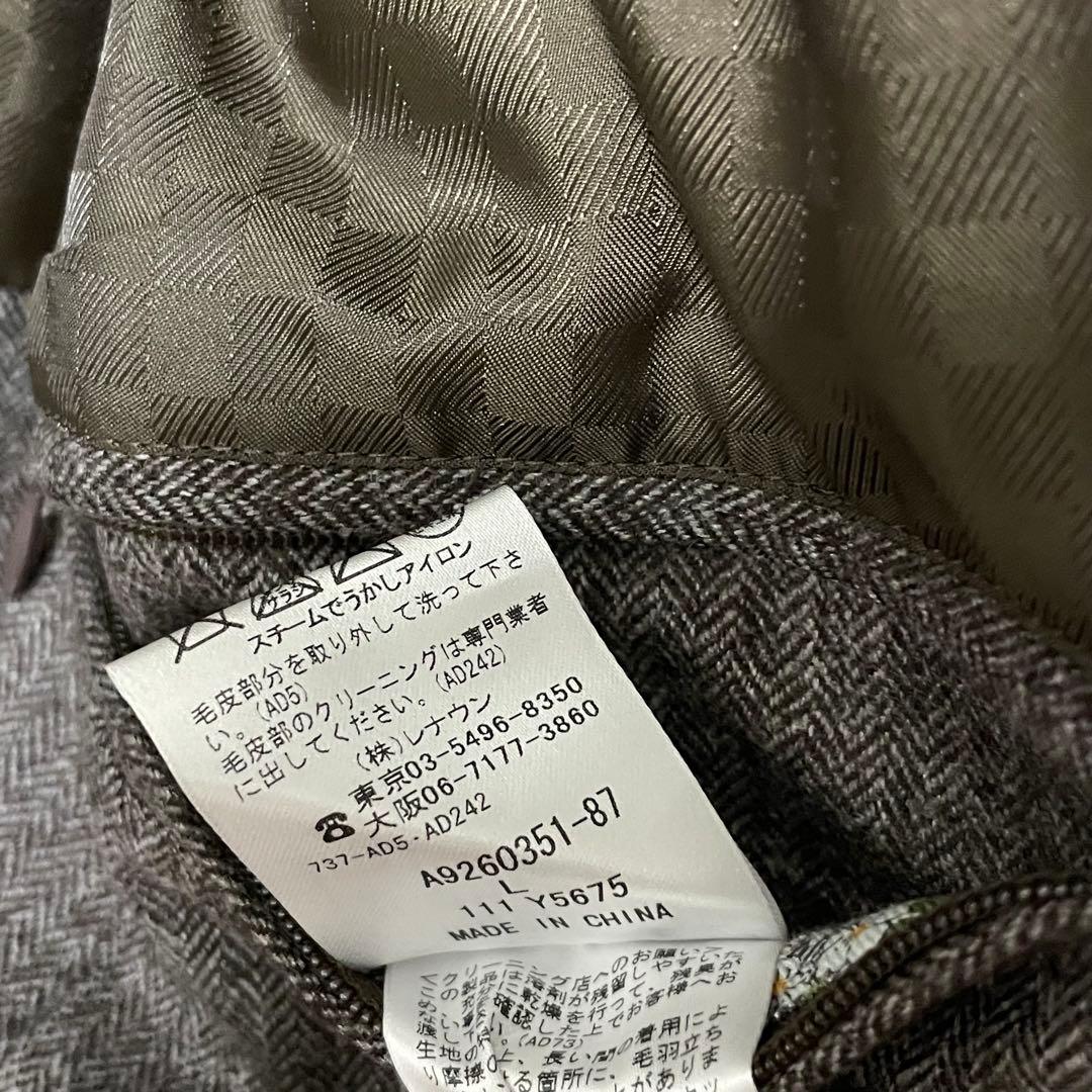 アクアスキュータム ロロピアーナ 最高級ダウンベスト ファー カシミヤ シルク