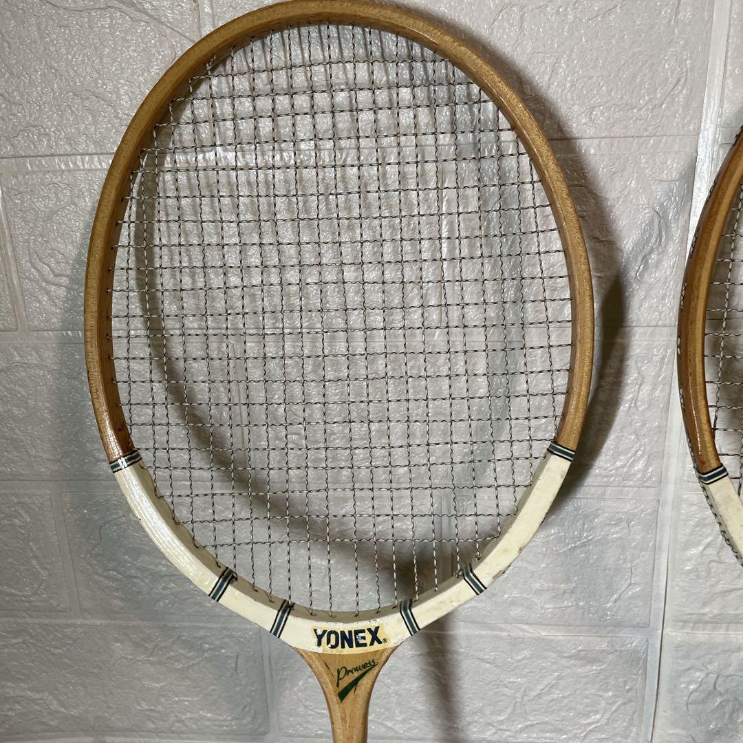 【希少】ヨネックス 木製 バドミントン ラケット B-600 2本