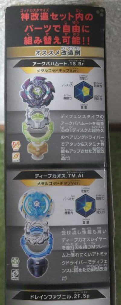 ベイブレードバースト 神改造セット ゴッドカスタマイズセット B-98セット