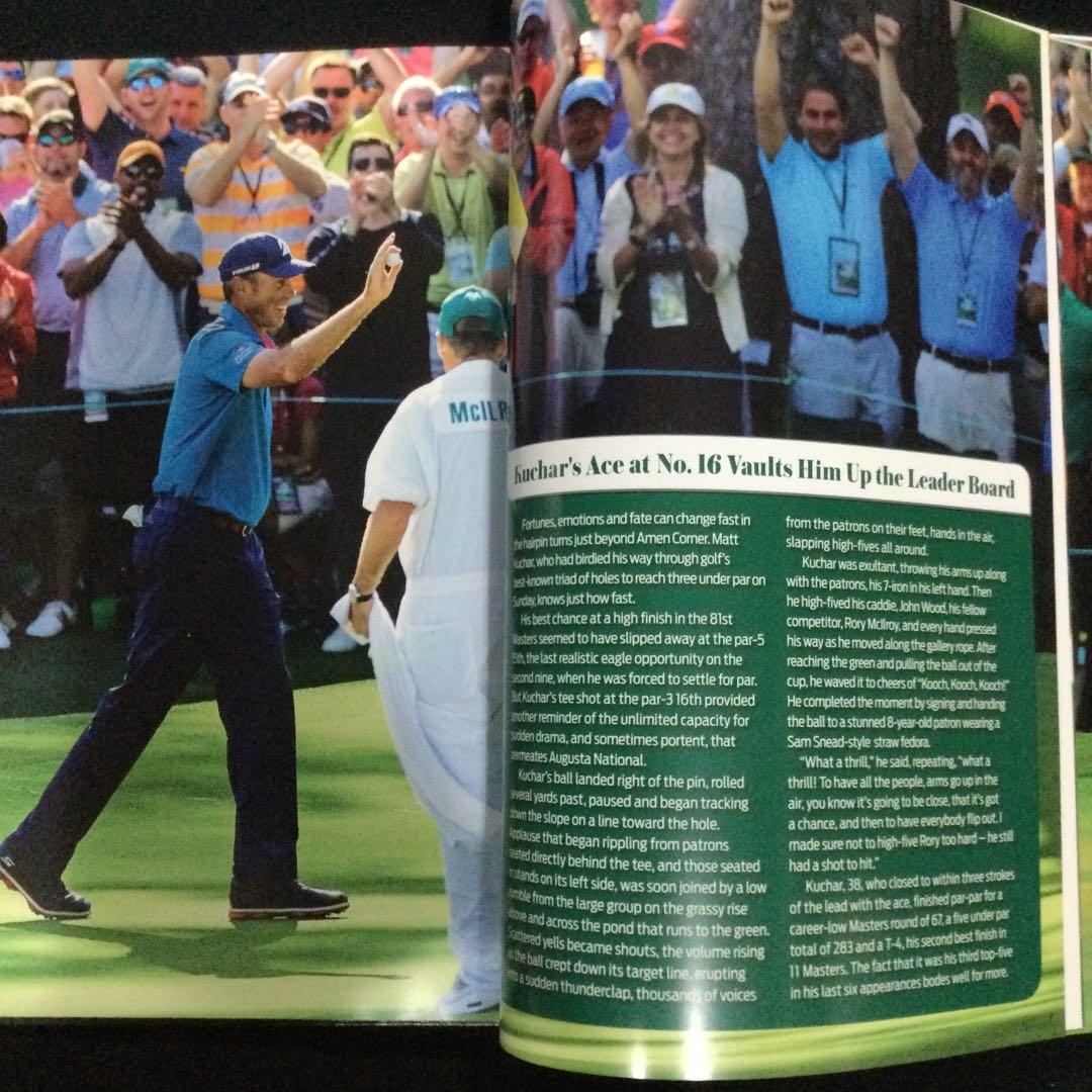 激レア　マスターズゴルフ　2017 写真集　洋書　セルジオガルシア　松山英樹