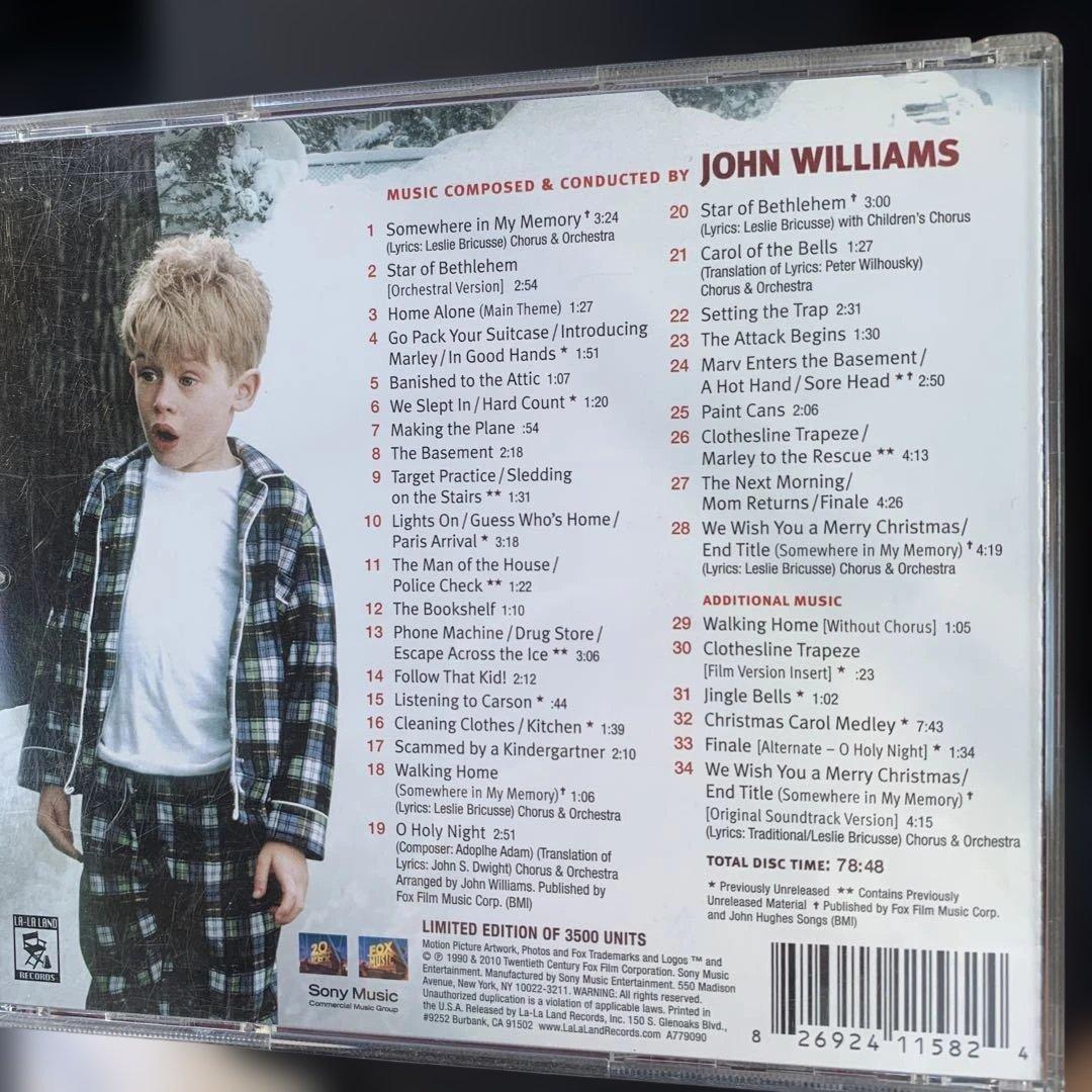 レア！ホーム・アローン　サウンドトラック CD 拡張盤！