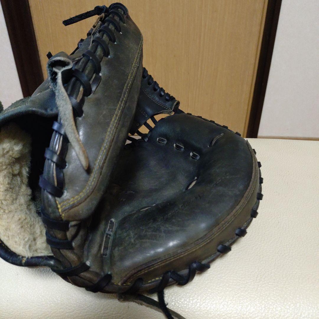 ミズノプロ　一般軟式用キャッチャーミット　レース交換