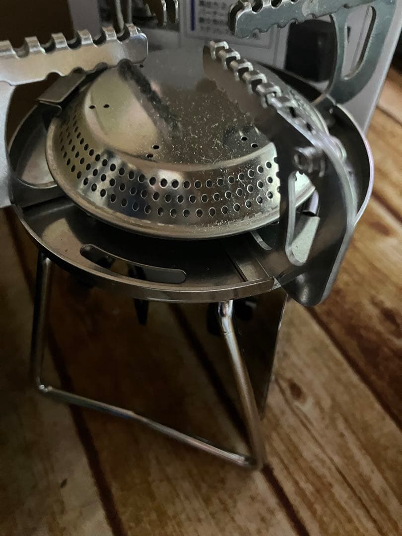 キャプテンスタッグ　ガスバーナーとミニサイズガス缶５個セット